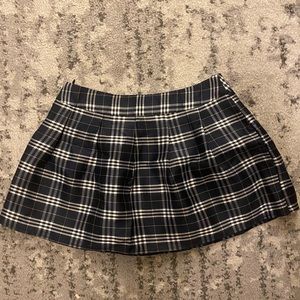 Plaid Costume Mini Skirt